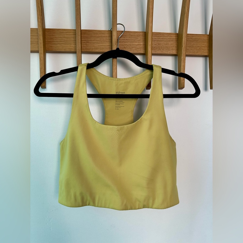Girlfriend Collective Paloma Sports Bra, Pear